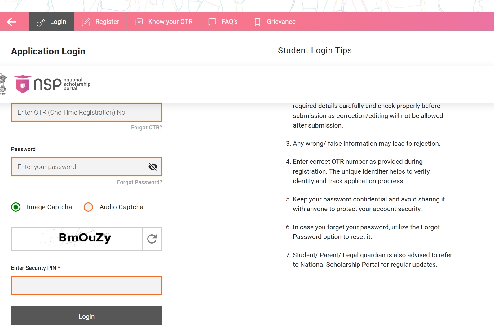 MP Scholarship Portal 2.0 पर ऑनलाइन आवेदन की प्रक्रिया 2025