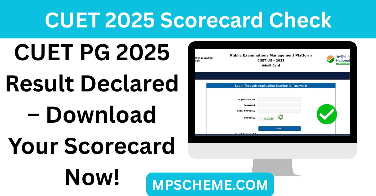 CUET 2025 Result, Cut Off & Answer Key – Full Update 2 CUET 2025 Result, Cut Off & Answer Key – Full Update CUET 2025 का रिजल्ट कैसे चेक करें – स्टेप बाय स्टेप गाइड